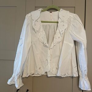 Free People Maisie Cutwork Top